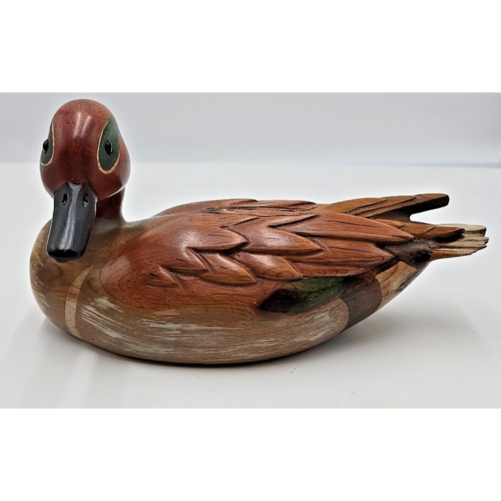 Hersey Kyle Jr Tom Taber Signed 1983 Series Woodcarving‎ Mallard Duck Decoy